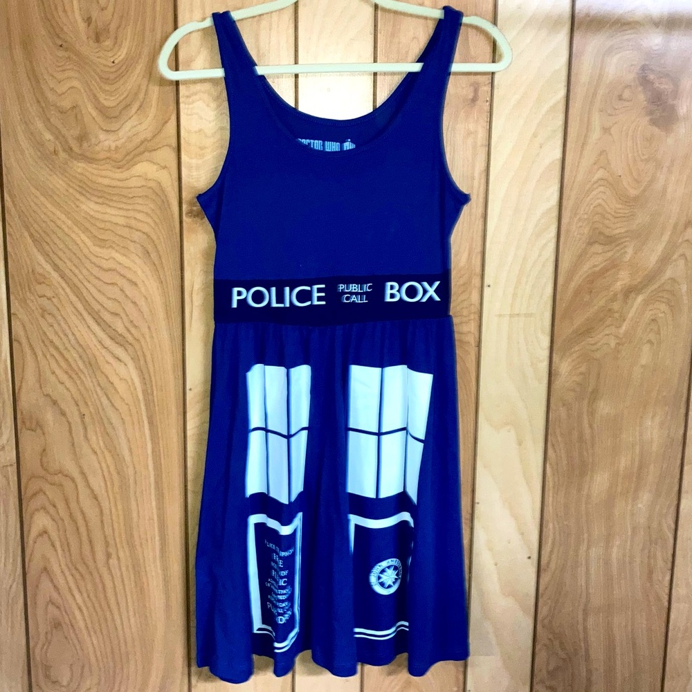 Doctor Who police public call box dress